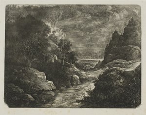 Boğazdaki Dere by Rodolphe Bresdin