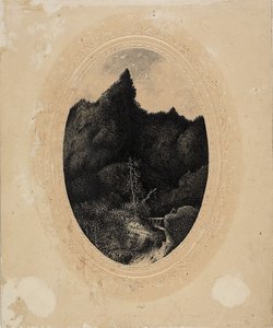 Dağlardaki Gezgin by Rodolphe Bresdin