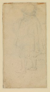 Arkadan görülen adam (verso) by Roelandt Jacobsz and Bruegel Pieter the Elder Savery