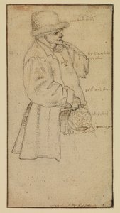 Kavanoz taşıyan köylü, recto, 16. yüzyıl by Roelandt Jacobsz. Savery