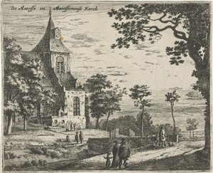 Maarsseveen De Maersse ve Maersseveense Kerck Kilisesi (nesne üzerindeki başlık) Hollanda ve Utrecht eyaletlerindeki manzaralar (dizi başlığı)
