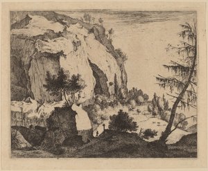 Köknar ile Kayalık Manzara: pl.4 by Roelant Roghman and Melchior Küsel