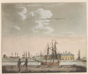 Rijkswerf Willemsoord, yaklaşık 1825 Açıkta Willemsoord