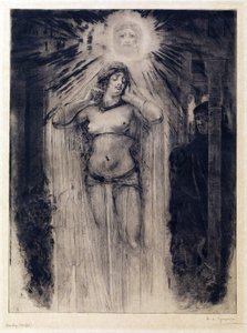Sembolizm: Kundry, Egusquiza y Barrena, Rogelio de (1845-1915) by Rogelio Egusquiza