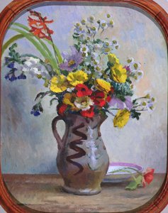 Summer Flowers, c.1922 (gemideki yağ) by Roger Eliot Fry
