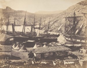 Kazak Körfezi, Balaklava, 1855. by Roger Fenton