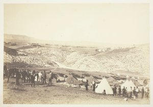 Atlı Topçu Kampı, 1855. by Roger Fenton