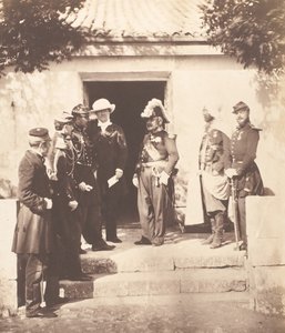 Genel Merkezde Grup, 1855. by Roger Fenton