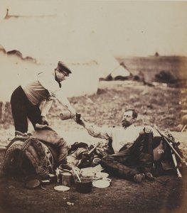 Yarbay Edmund Hallewell, 28. (Kuzey Gloucestershire) Ayak Alayı, Kırım Savaşı ile ilgili 52 fotoğraftan oluşan bir albümden by Roger Fenton