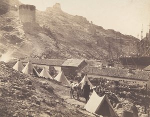 Ceneviz Kalesi, Balaklava, 1855. by Roger Fenton