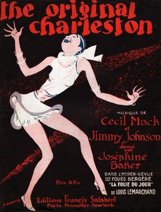 Josephine Baker, “La Folie du Jour” dergisinde. 1927 (resim) by Roger de Valerio