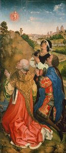 Rogier van der Weyden (1399-1464) imzalı Bladelin mihrabı, detay by Rogier van der Weyden