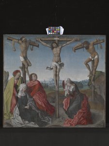 Çarmıha germe (ahşap üzerine yağ) by Rogier van der Weyden