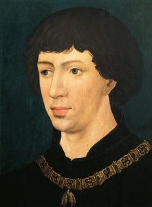 Burgundy Dükü Cesur Charles#39;ın portresi by Rogier van der Weyden