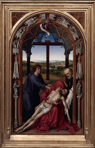 Our Lady Miraflores Sunağı, c. 1440 by Rogier van der Weyden