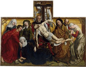 Haçtan İniş, yaklaşık 1435 by Rogier van der Weyden