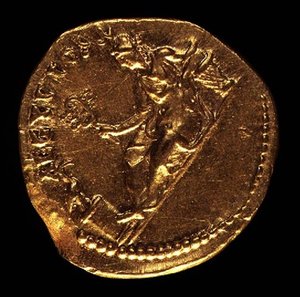 Hadrian (MS 117-MS 138) tarafından basılan Aureus (ters), AEGYPTOS
