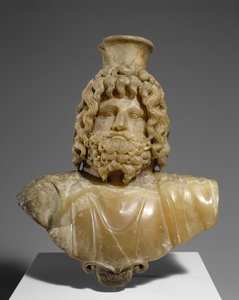 Serapis Büstü, MS 100-150 (kaymaktaşı) by Roman