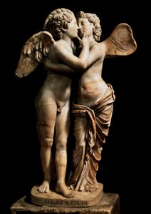 Aşk tanrısı ve Psyche (mermer) by Roman