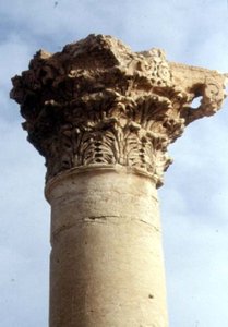 Korint sütunu ve başlığının detayı, Roma, 2. yüzyıl (fotoğraf) by Roman