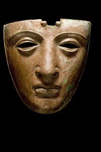 Kask yüz maskesi (bronz)