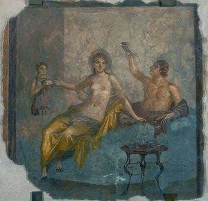Gençlik ve hetaera. Herculaneum