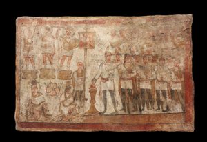 Julius Terentius Kurban Verirken, MS 239 (alçı üzerine boya) by Roman