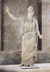 Pallas de Velletri, miğferli Athena heykeli, Alkamenes veya Cresilas