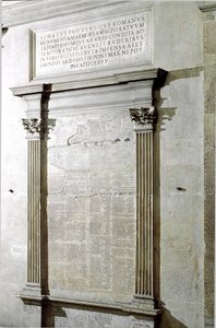 Zafer Plaketi ve Konsolosluk Oruçları. İmparator Augustus Dönemi. 27 M.Ö.-14 MS. Roma, Musei Capitolini - Roma İmparatoru Augustus