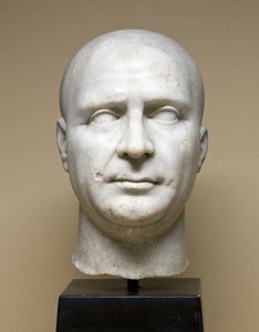 Bir İsis Rahibinin Portresi, MS 2. yüzyılın başlarında (Proconnesian mermeri) by Roman