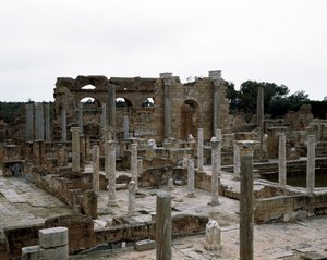 İmparator Hadrian döneminde inşa edilen hamam, 2. yüzyıl by Roman
