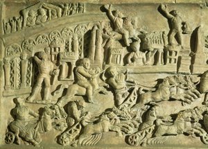 Circus Maximus'taki oyunları gösteren kabartma by Roman