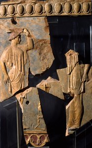 Apollon Tapınağı, Palatine Tepesi, Roma (pişmiş toprak) alanından kabartma by Roman