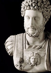 Roma Sanatı: “” Roma İmparatoru Commodus (161-192)”” Mermer büstü - Musei Capitolini Roma - İmparator Commodus