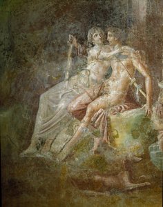Roma Sanatı: “” Venus et Mars ”” ”Gitaristin Pompeii