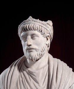 Roma Greko Sanatı: Roma İmparatoru Julien ler mürtedinin heykeli (331 - 363) (4. yüzyıl y. JC) Paris, Musee Du Louvre by Roman