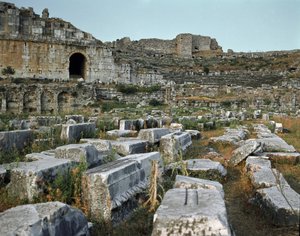 Roma sanatı, Helenistik dönem: Milet tiyatrosu. 2. yüzyıl. Türkiye by Roman