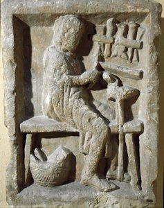 Roma sanatı: “” demirci iş başında”” MS 1. yüzyıl Roma, Museo della Civilta Romana by Roman