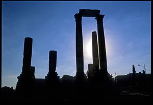 Roma kalıntıları, Amman, Ürdün, Orta Doğu by Roman