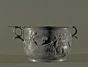 Gümüş skyphos, MÖ 2. yüzyıl by Roman