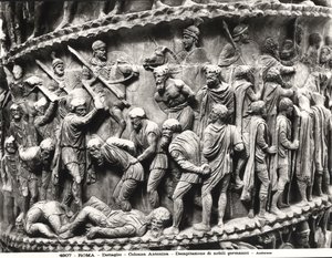 Alman Soylularının Kafasının Kesilmesi, Marcus Aurelius Sütunu