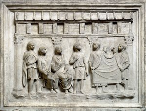 Augustus döneminde doku dükkanı by Roman