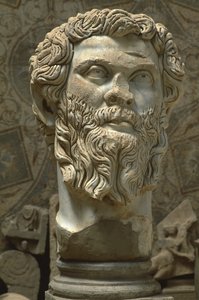 Septimus Severus Büstü (145-211), Yüksek İmparatorluk Dönemi (MÖ 27-395) (mermer)