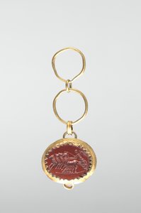 Savaş Arabasında Zafer ile İntaglio by Roman Imperial Period