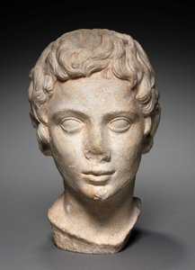 Bir Gençlik Başkanı, MÖ 100-1 by Roman Period Egyptian