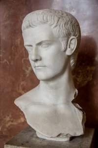 Art Roma İmparator Caligula Büstü (12 - 41 AD) Mermer by Roman Roman