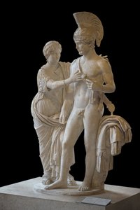 Mart ayında Roma İmparatorluk Çifti ve Venüs (MS 120 ile 140 arasında) heykeli by Roman Roman