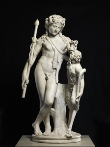 Pan ile Dionysos, AD 50-150 (mermer) by Roman Roman