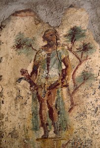 Lupanar, Pompeii'den (UNESCO Dünya Mirası Listesi) erotik fresk by Roman Roman