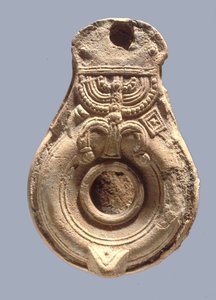 Yahudi kandil (pişmiş toprak) by Roman Roman